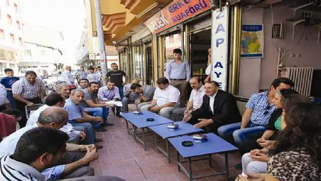 ABİ'DEN ESNAF ZİYARETLERİ